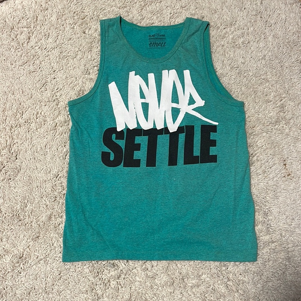 Flag Not Fail Never Settle Tank